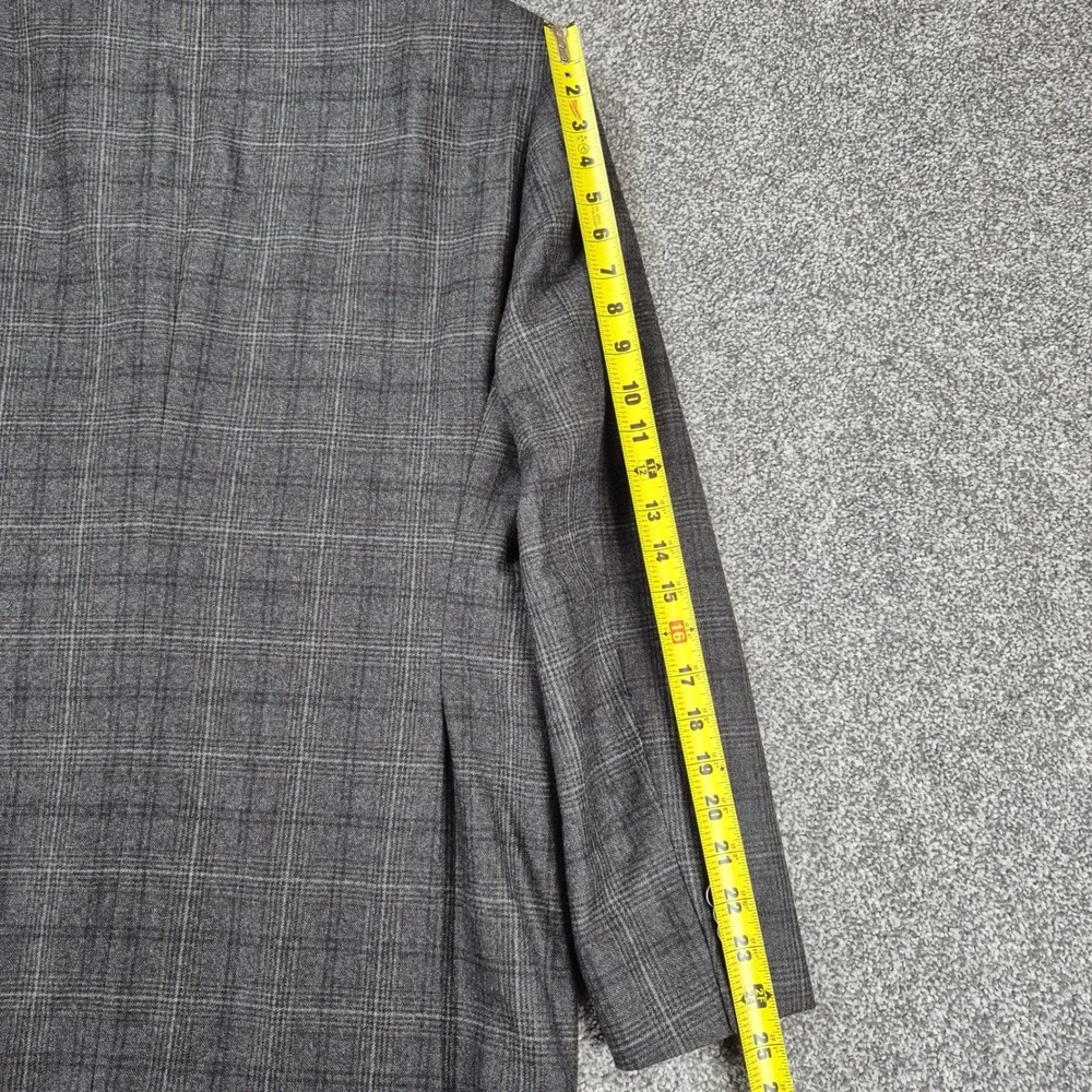 Joseph Abboud Heritage Blazer Mens 44R Plaid‎ Reda Super 110s Wool Sport Coat